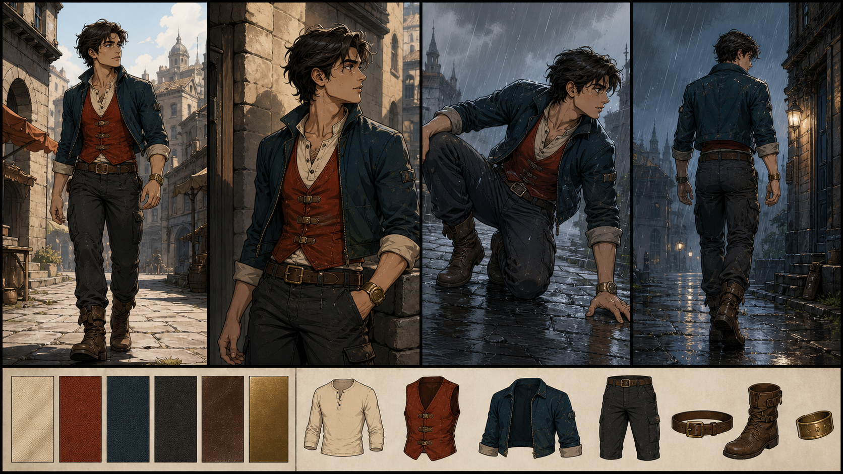 How to Maintain the Same Outfit Across Every Comic Panel